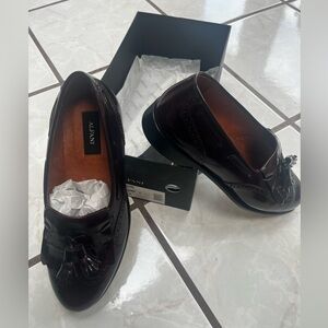 Alfani Black Loafers with Tassel Detail
